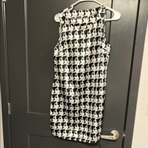 Black and White Patterned Dress - Picture 1 of 3
